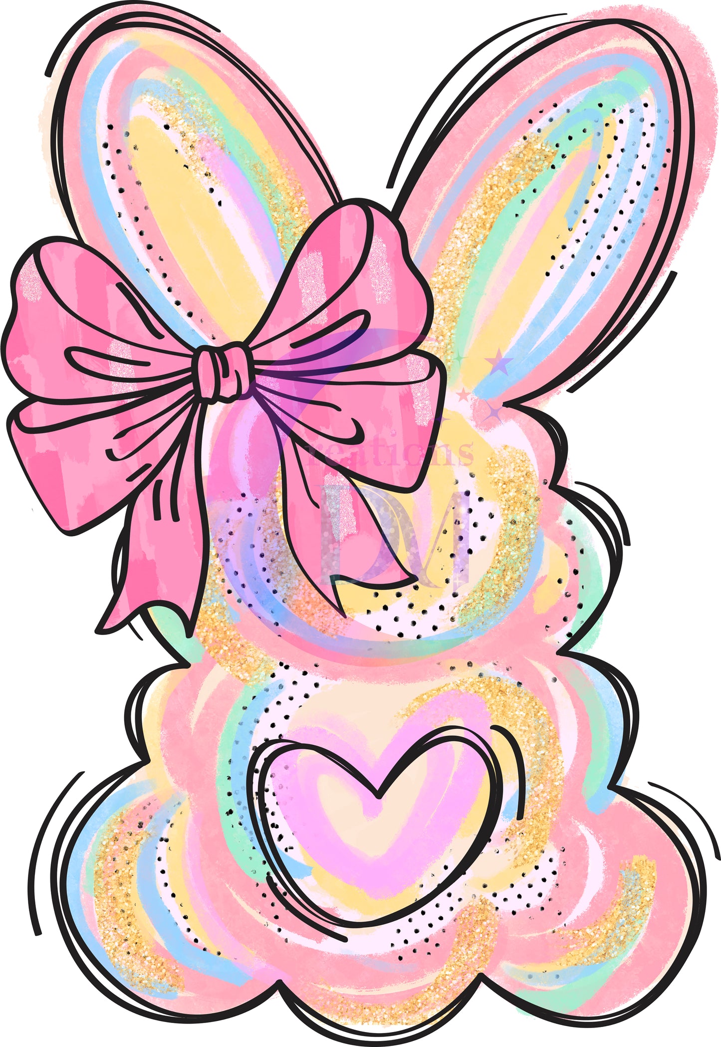 Easter - pink Easter bunny