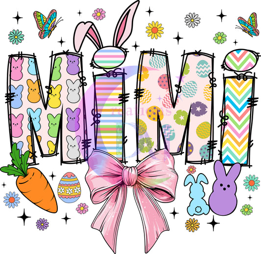 Easter - colorful bunny pattern - mimi