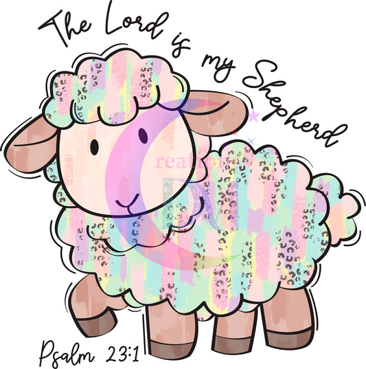 Easter - the lord is my shepherd . sheep