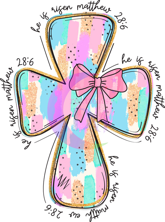 Easter - colorful cross