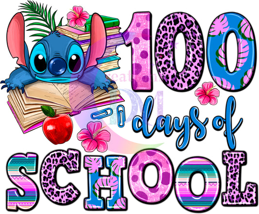 1OO Days of school - 100 days of school stitch