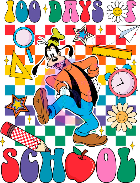 1OO Days of school - goofy from Mickey Mouse