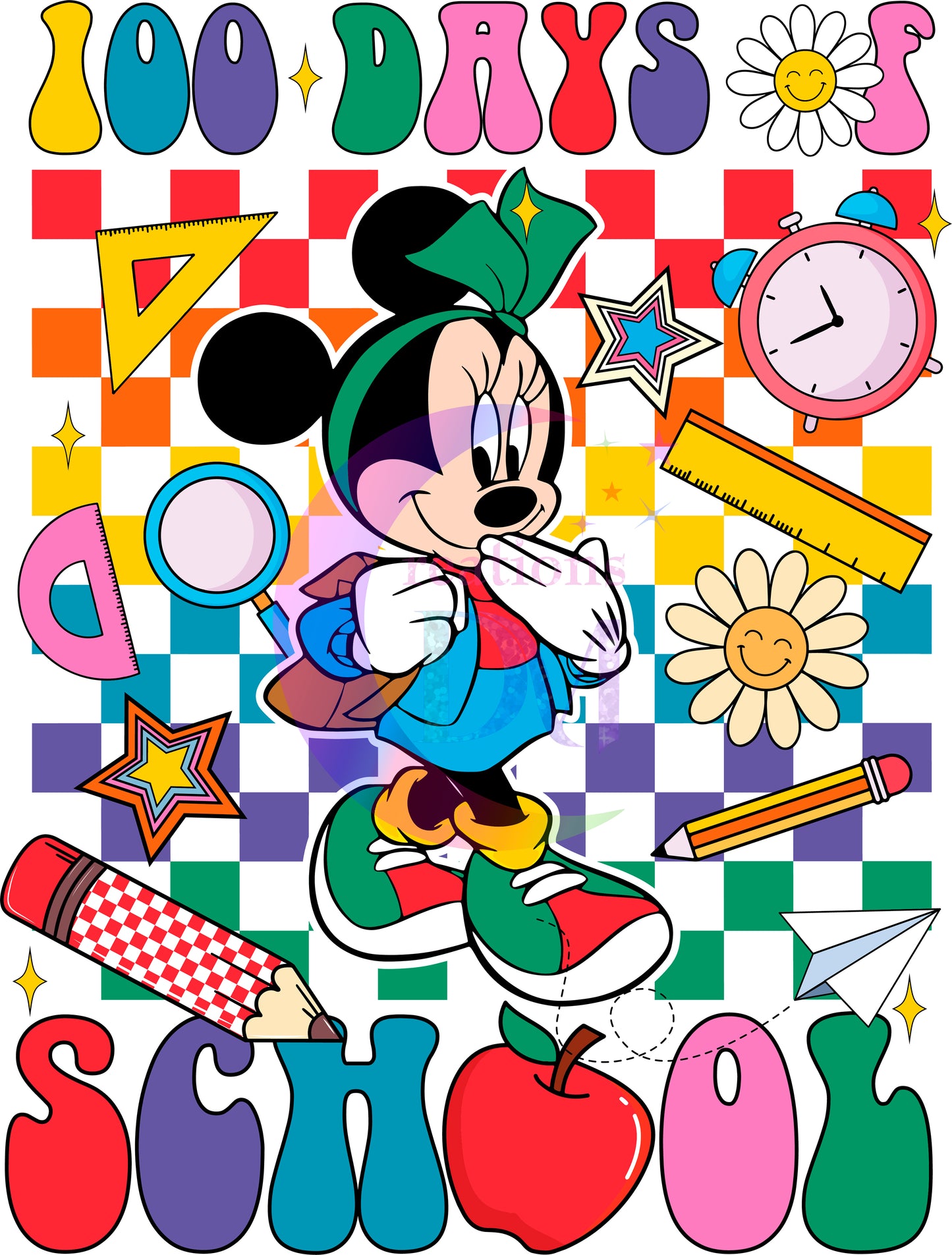 1OO Days of school - Minnie from Mickey Mouse 2