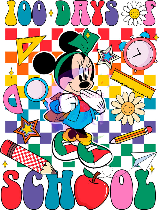 1OO Days of school - Minnie from Mickey Mouse 2