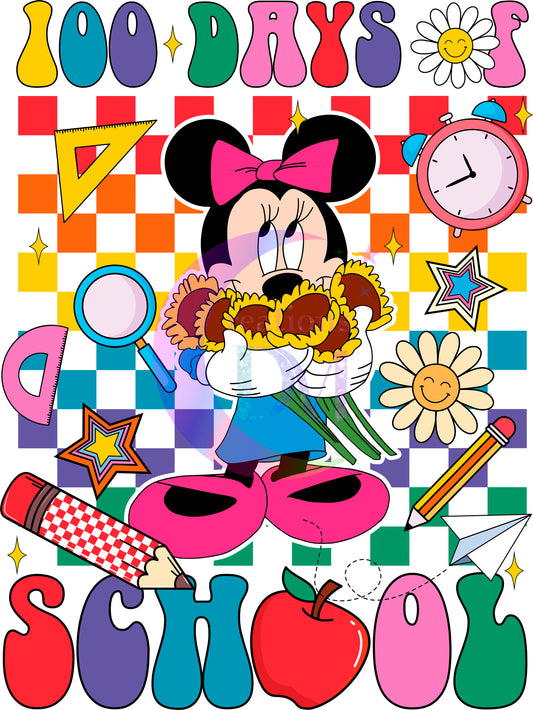 1OO Days of school - Minnie from Mickey Mouse