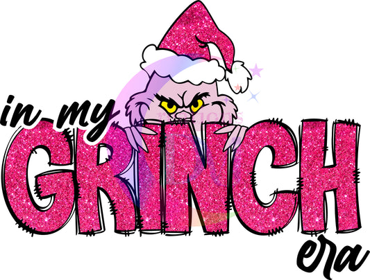 Christmas DTF - in my grinch glitter era