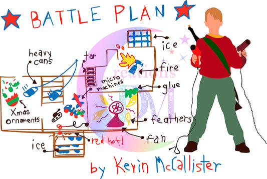 Christmas DTF - home alone , battle plan