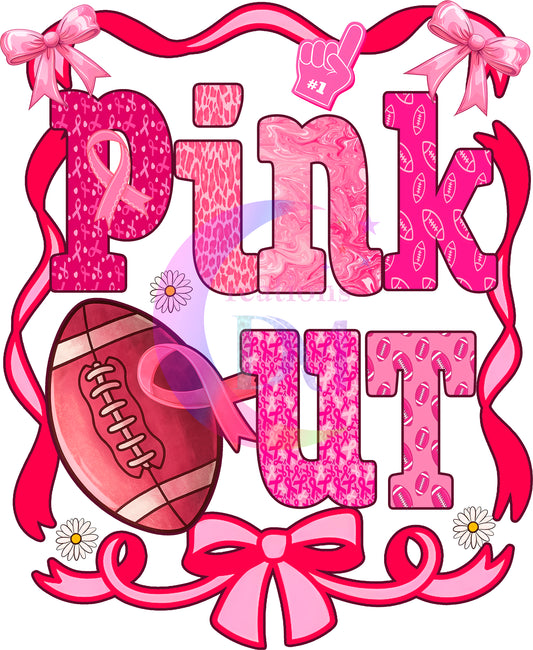 breast cancer awareness month - pink out football