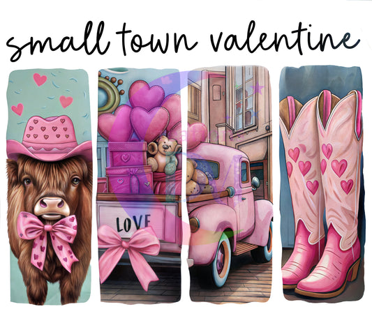 Valentines DTF - small town valentine x4