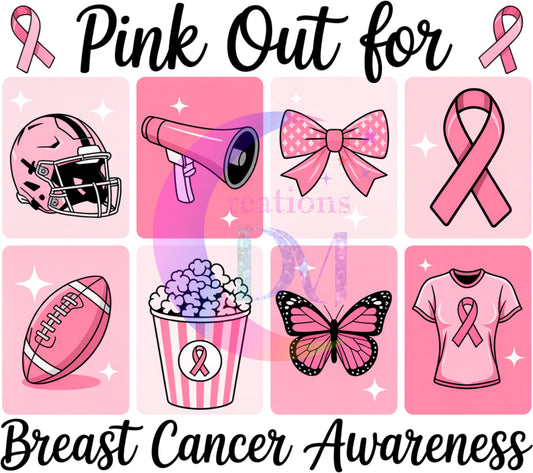 breast cancer awareness month - PINK OUT FOR BREAST CANCER