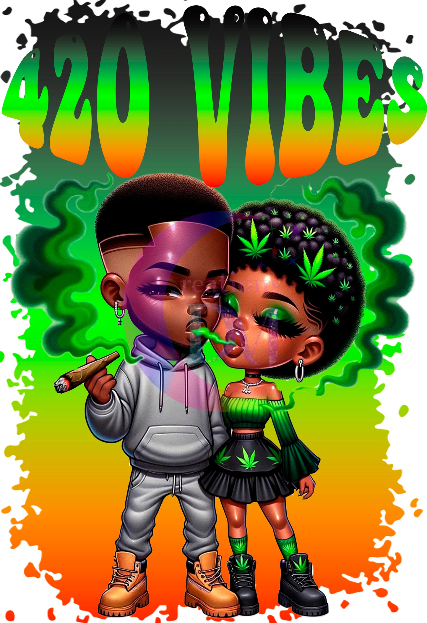 4/20 - 4/20 vibes, boy and girl