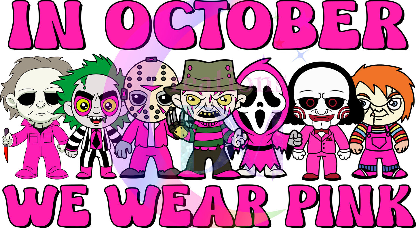 breast cancer awareness month - in oct we wear pink spooky 4