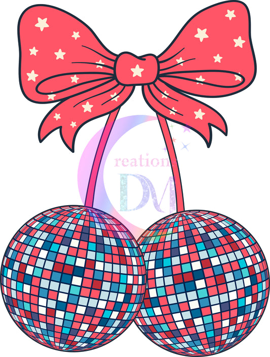 Fourth of July DTF - 4th of July disco ball