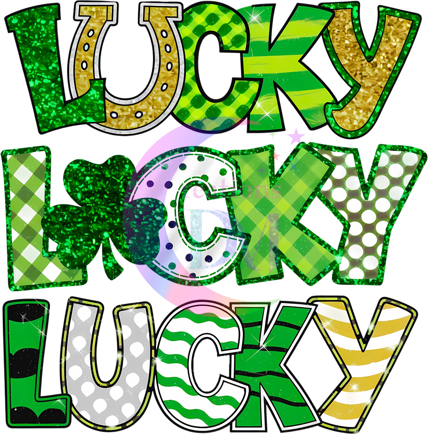 ST PATRICKS - lucky , lucky , lucky