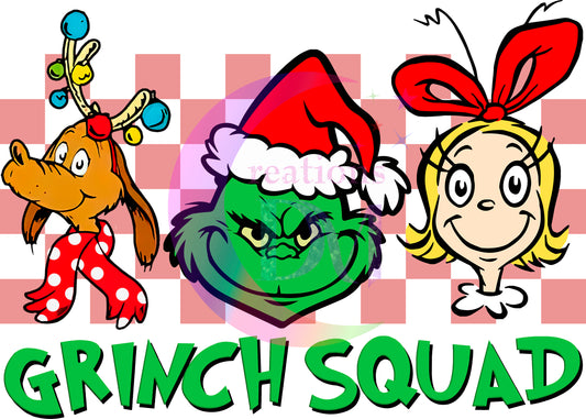 Christmas DTF -grinch squad