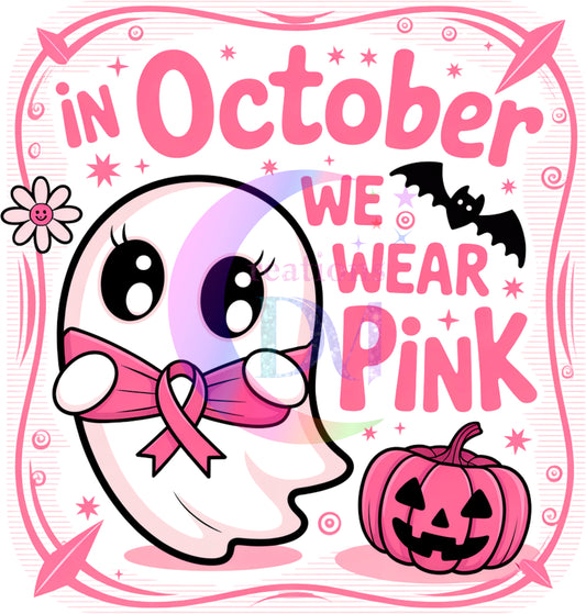 breast cancer awareness month - in october we wear pink baby boo