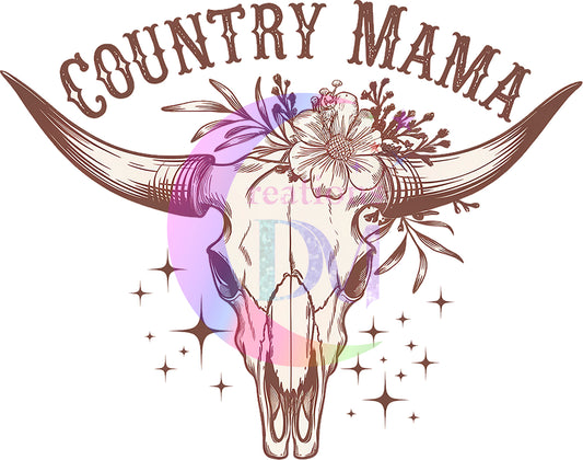 Mother's Day - western - country mama bull