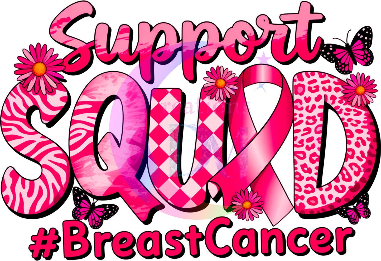 breast cancer awareness month - support squad #breastcancer
