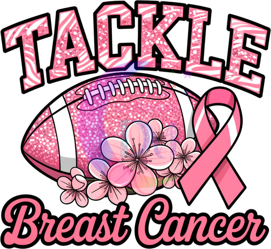 breast cancer awareness month - tackle breast cancer, pink football
