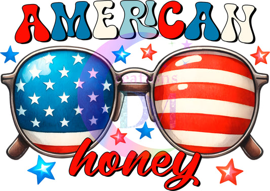 Fourth of July - American hunny sunglasses