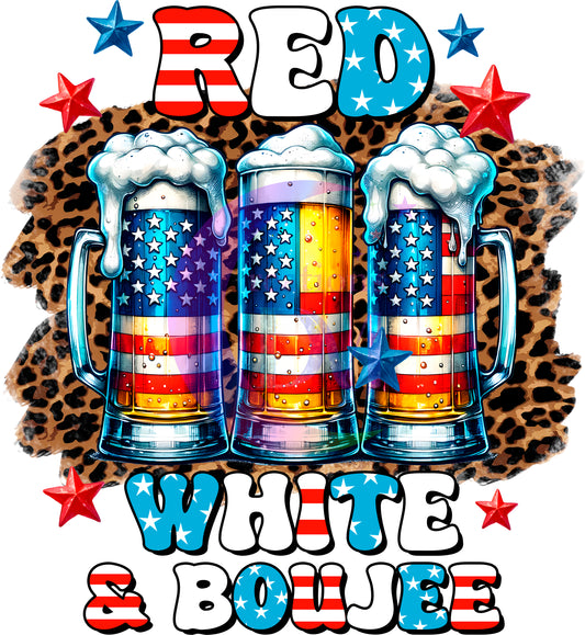 Fourth of July - red white & boujee