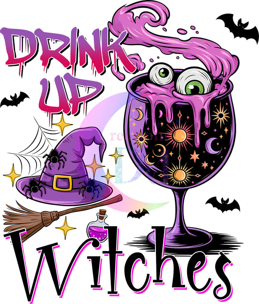 halloween DTF - drink up witches