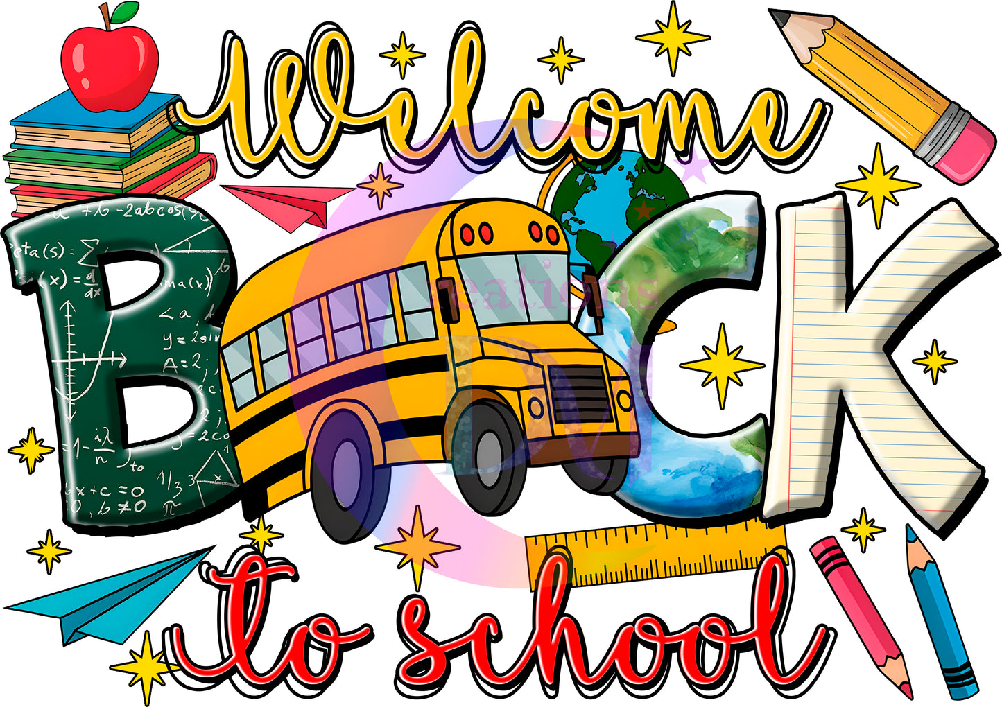 back to school DTF - WELCOME BACK TO SCHOOL