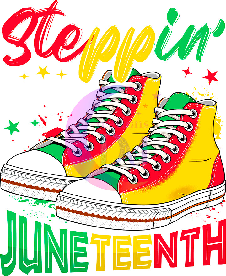 Juneteenth DTF - Steppin into Juneteenth