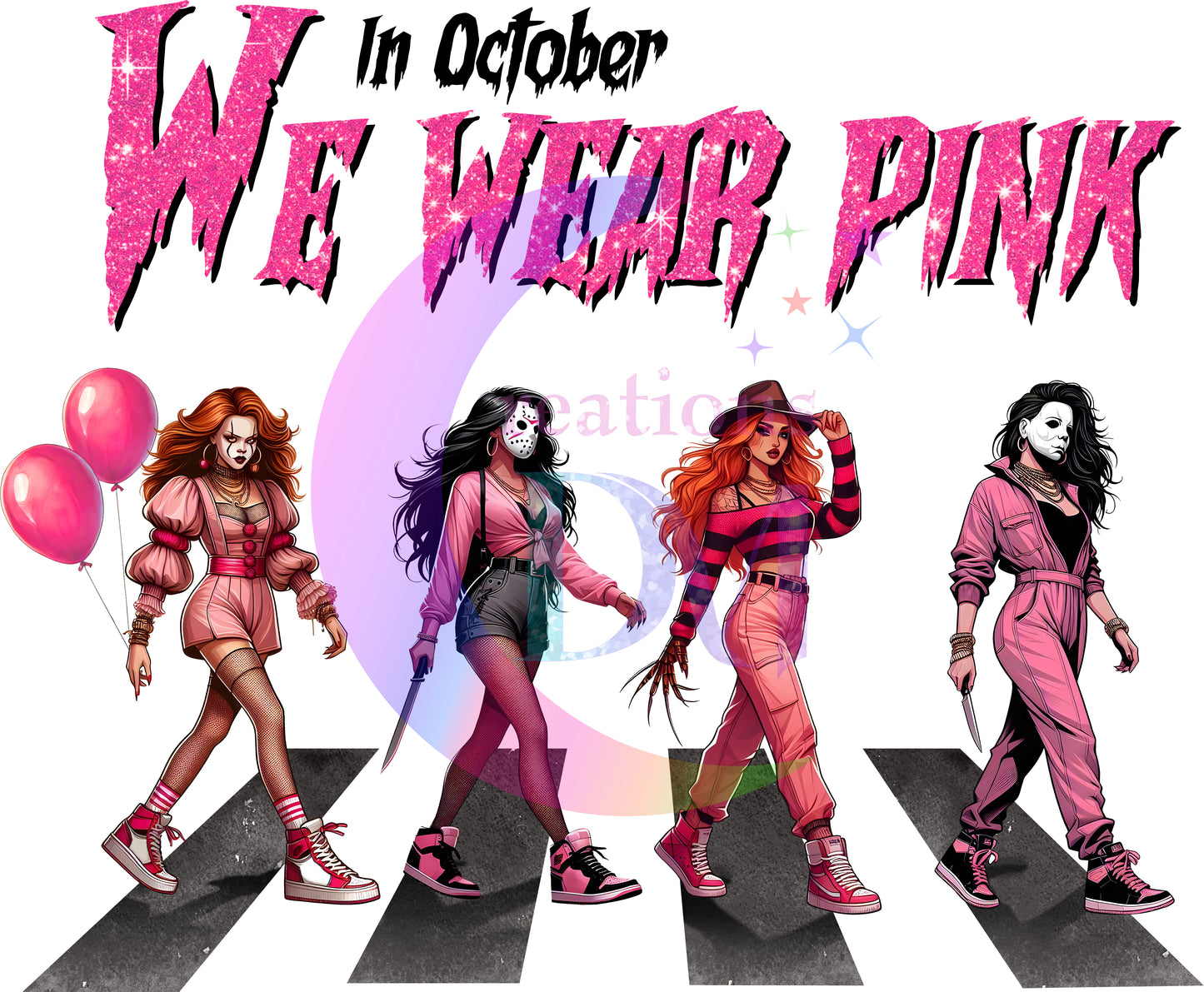 breast cancer awareness month - in October we wear pink male villains in female characters pink