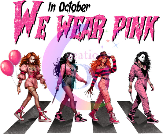 breast cancer awareness month - in October we wear pink male villains in female characters pink