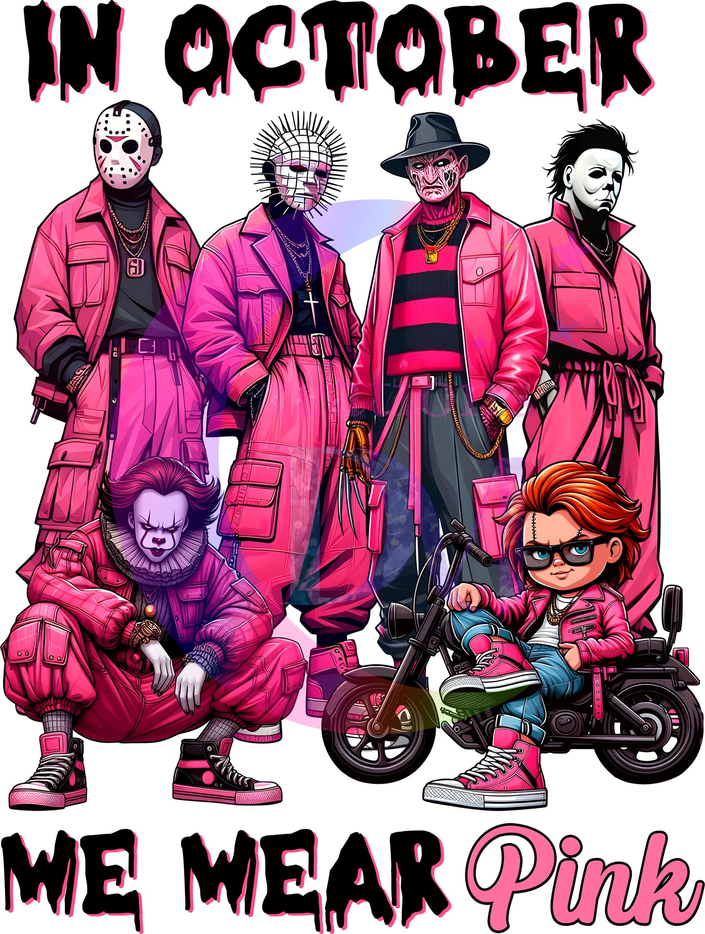 breast cancer awareness month - in October we wear pink male villains pink suits