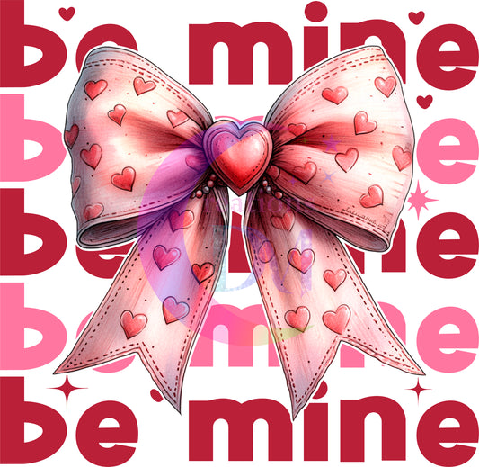 Valentines DTF - be mine x4 pink shades