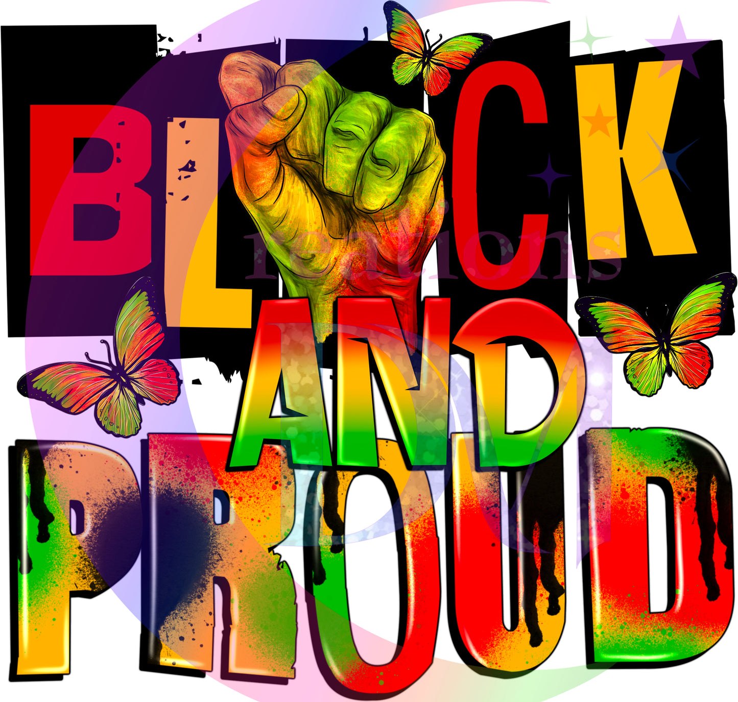 Juneteenth DTF - black and proud