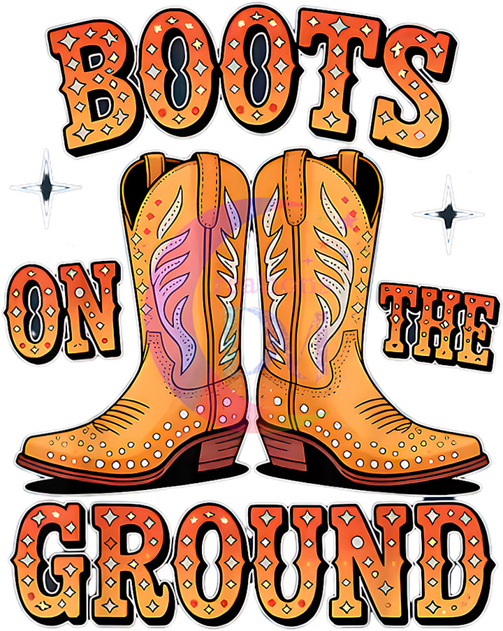Boots on the ground - boots on the ground brown, and orange
