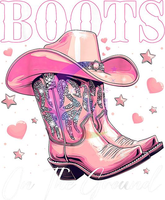Boots on the ground - boots on the ground, light pink