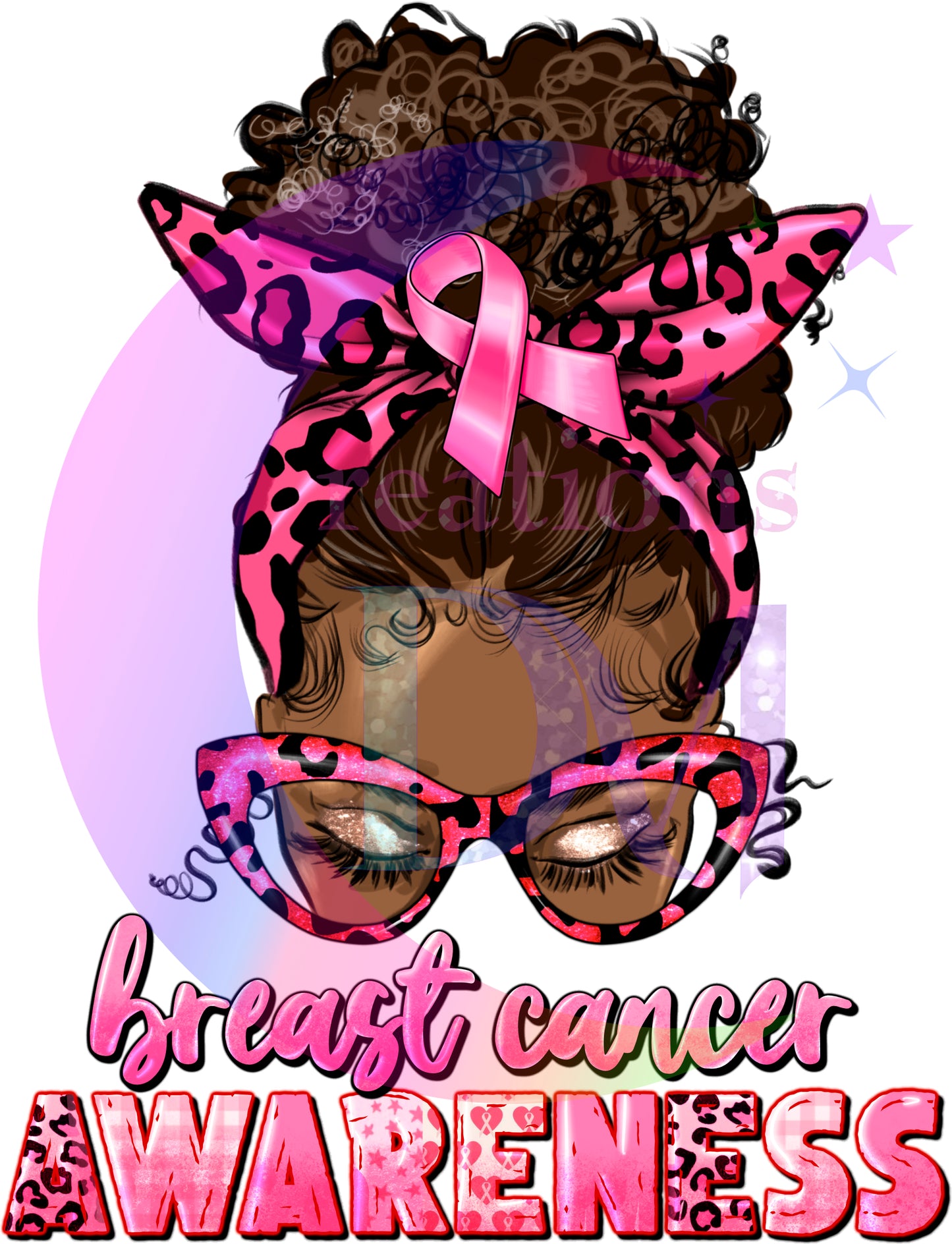 breast cancer awareness month - breast cancer awareness afro woman