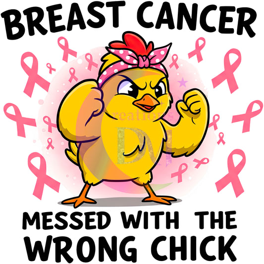 breast cancer awareness month - breast cancer messed with the wrong chick
