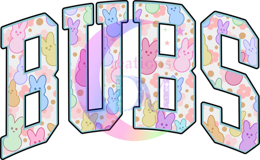 Easter - BUBS letters