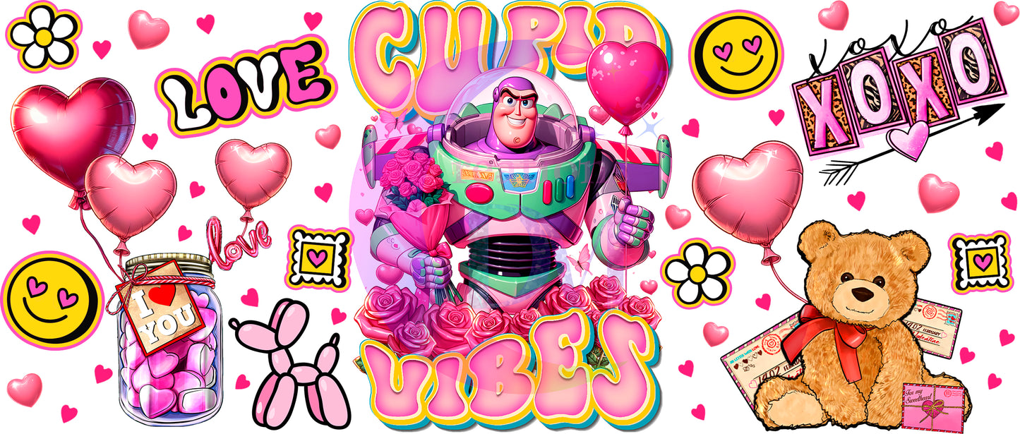 UV DTF - valentines cupid vibes buzz lightyear
