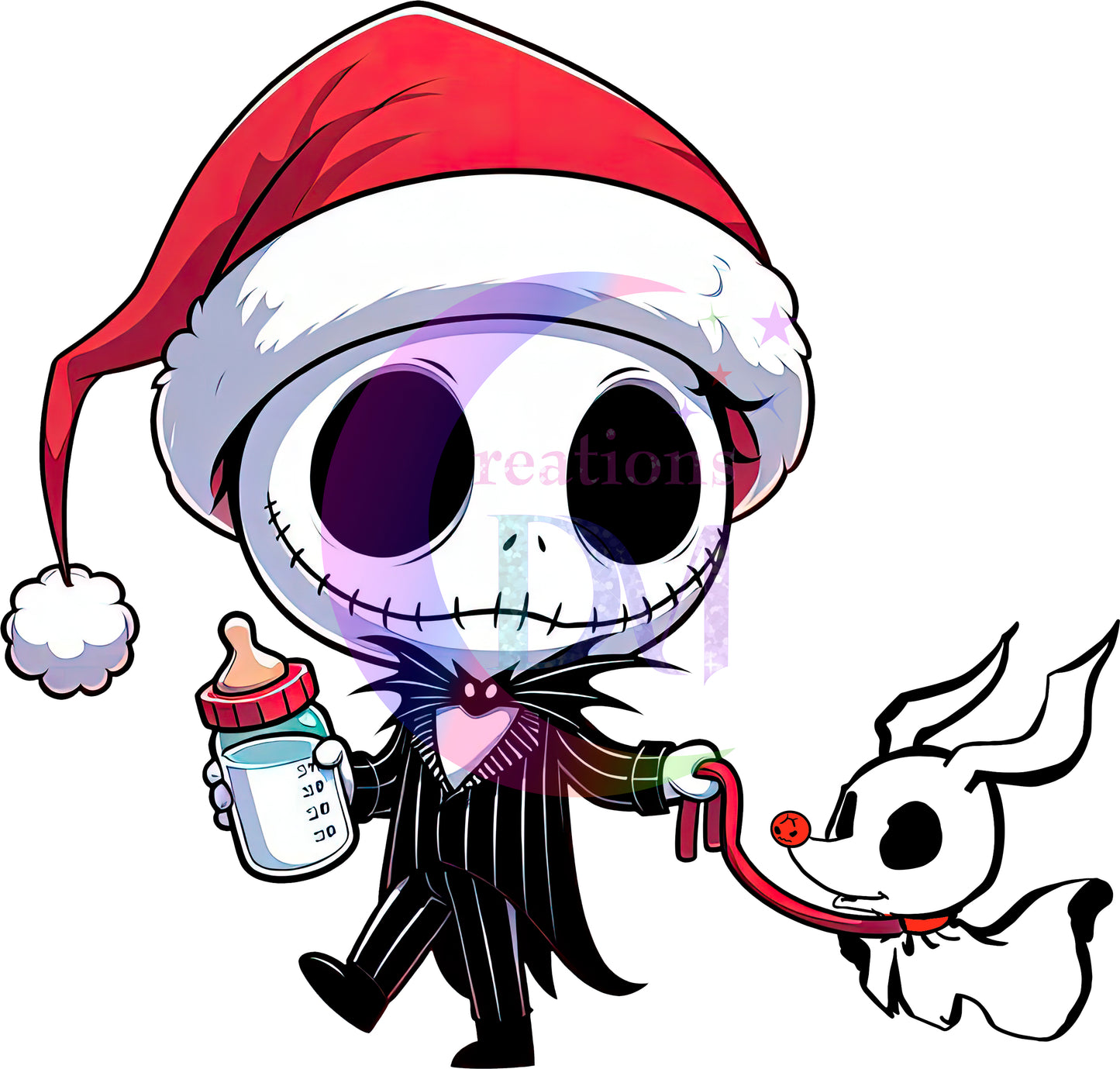 Christmas DTF - nightmare before christmas little baby