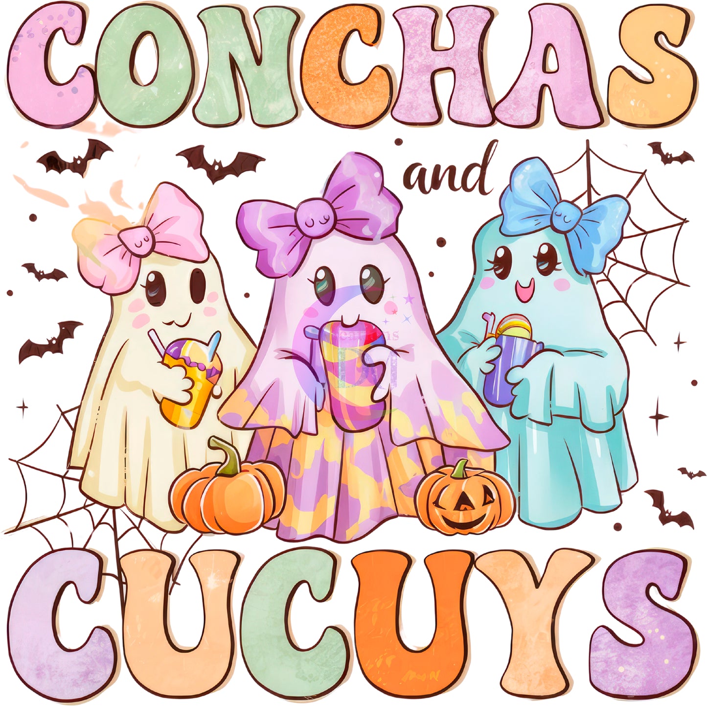 halloween DTF - Ghost - conches and cucuys