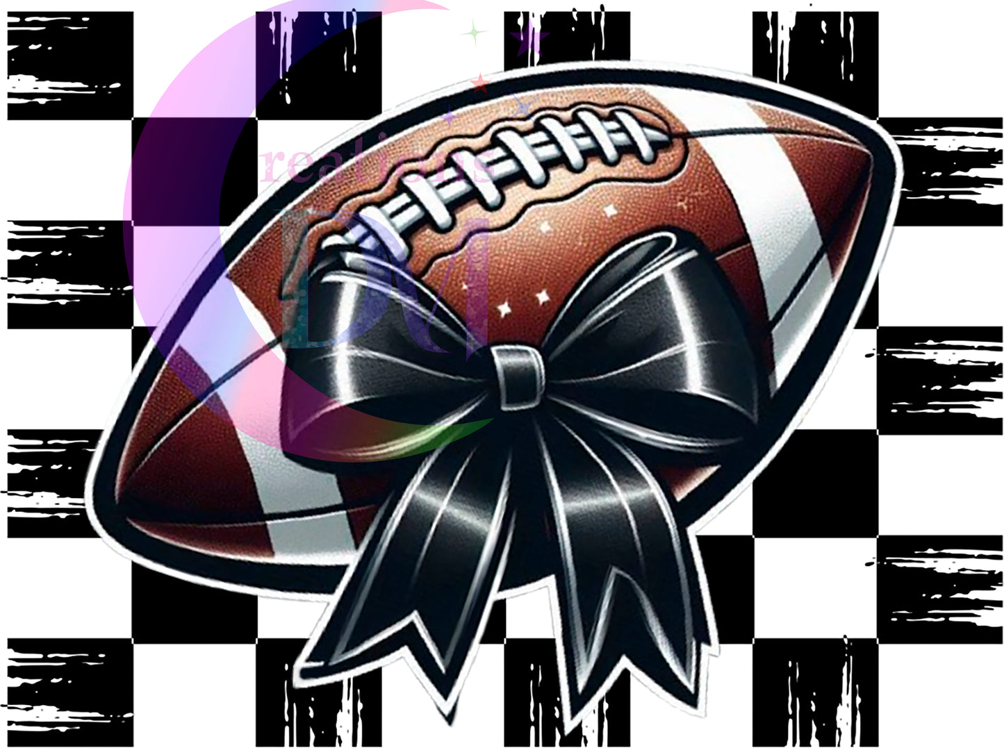 Football -checkered background football
