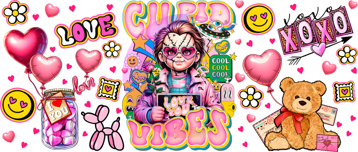 UV DTF - valentines cupid vibes chucky 2