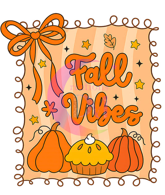 Fall DTF - coquette bow - fall vibes