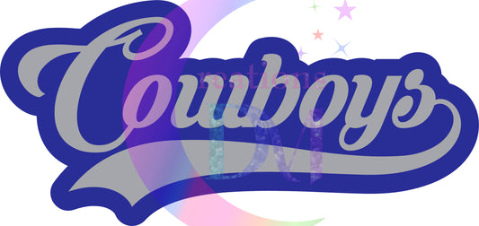 Dallas Cowboys -cowboys swoosh underline