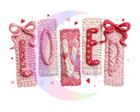 Valentines-CROCHET LOVED CARDS