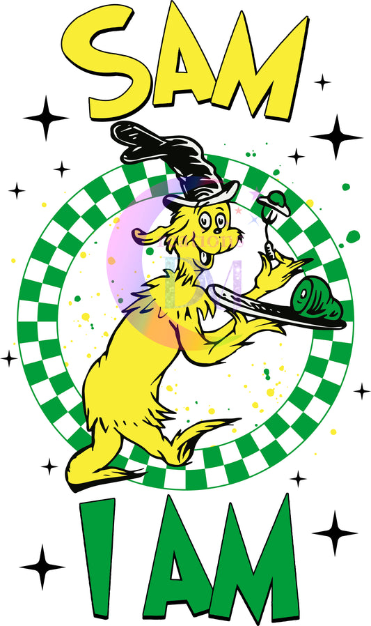 DR Seuss - sam I am green and yellow