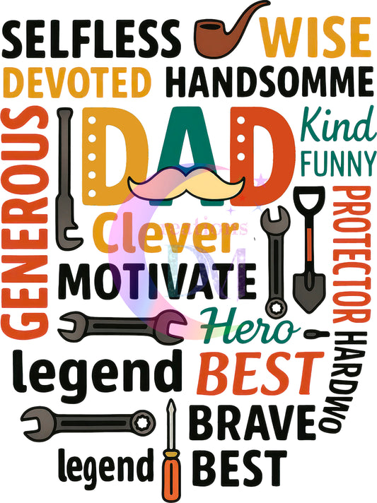 Father's Day DTF -dad quotes