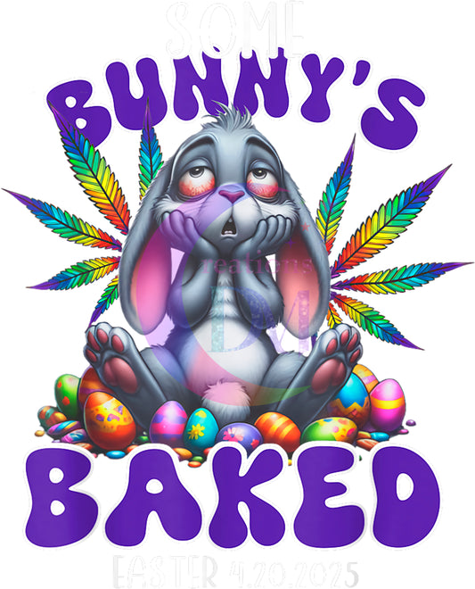 4/20 Easter- bunny's baked purple