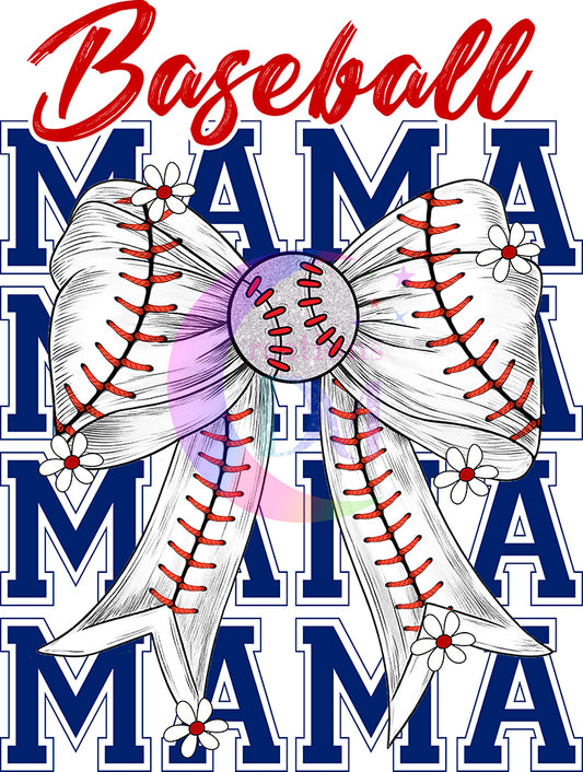 Sports- Baseball - Baseball Mama navy blue